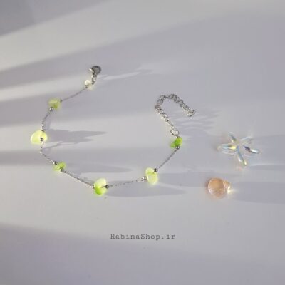 دستبند استیل زنانه سنگ